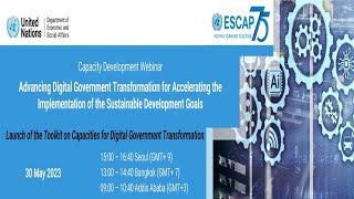 Capacity Development Webinar on Advancing DGT for Accelerating the Implementation of the SDGs