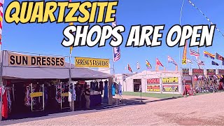 Quartzsite Shops Are  Opening Up   Seasonal Vendors