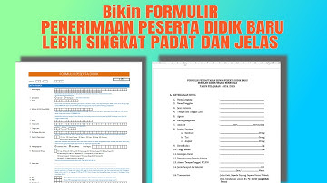 Bikin Formulir Penerimaan Pendaftaran Peserta Didik Baru