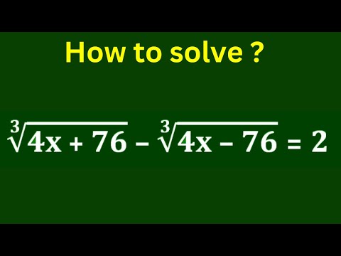 Math Olympiad Algebra Problem 