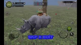 WİLD ANİMALS ONLİNE💯 | Rhinoceros😤😤 Destroys Lion👑💯🔥💪❗️| Beast👑💯🔥💪❗️| #wildanimalsonline #video