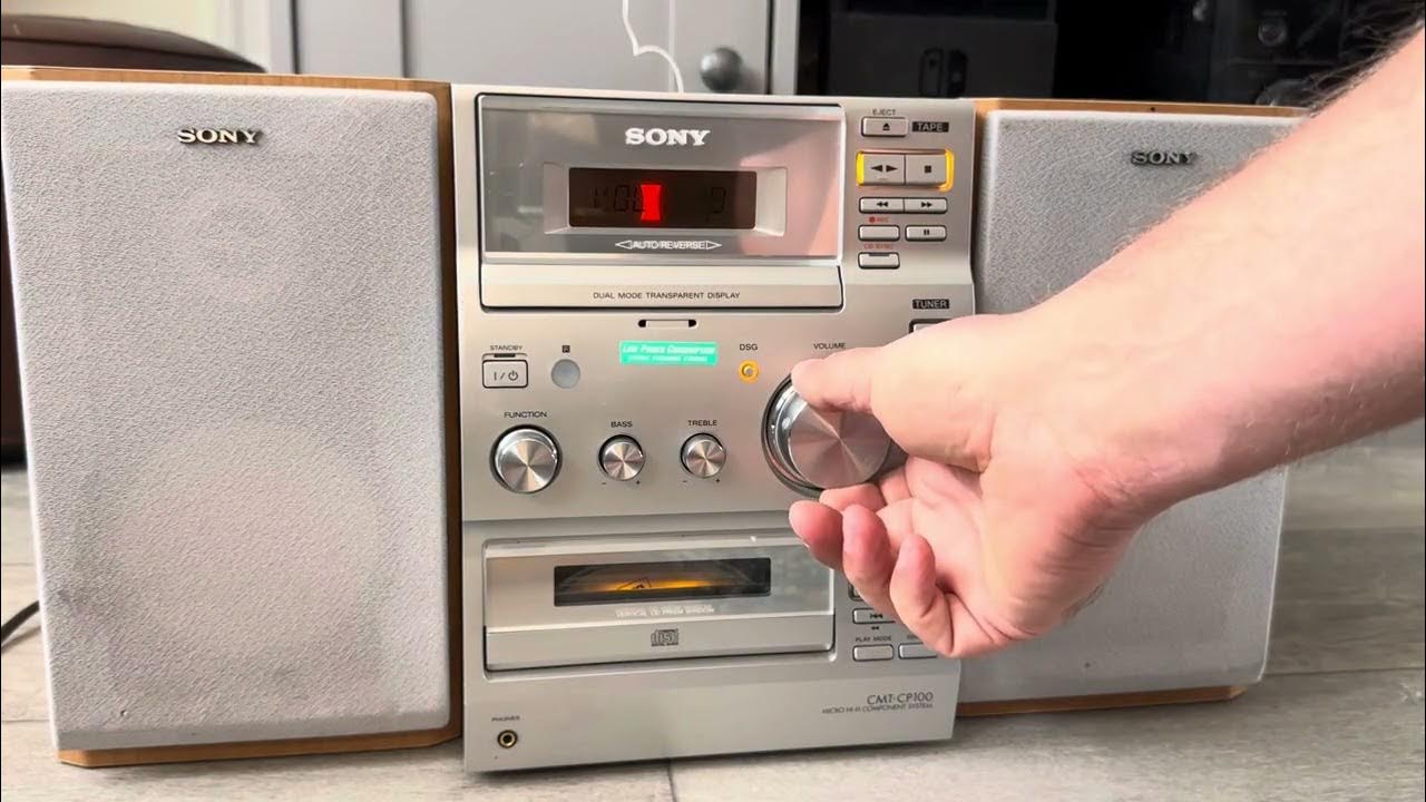 Sony CMTCP100 HiFi System Demo YouTube
