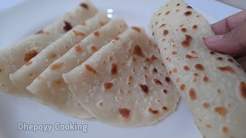 Just 5 Minutes Ready! Soft Chapati Made With Liquid Dough! No Rolling No Kneading