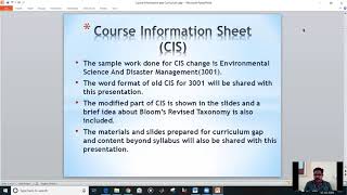 Course Information Sheet