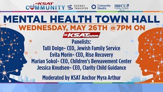 KSAT 12 Mental Health Town Hall airs Wednesday
