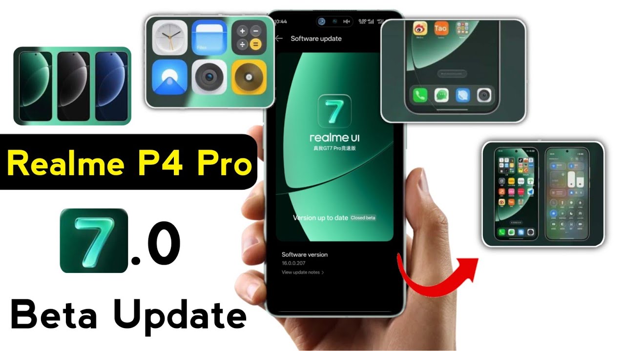 realme p4 pro ui 7.0 android 16 new update | realme p4 pro finally release beta update | realme