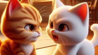 Endless Fight of Cat Couple...💔 | Cat story 🐱 #cat #cute #cutecat #aicat #catlover
