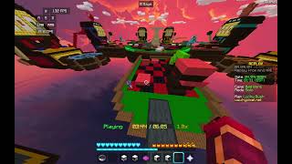 My first solo hypixel  bedwars win (first time playing solos)