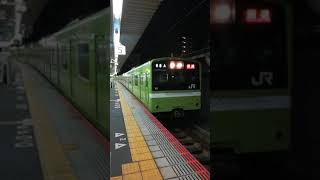 奈良駅201系発車
