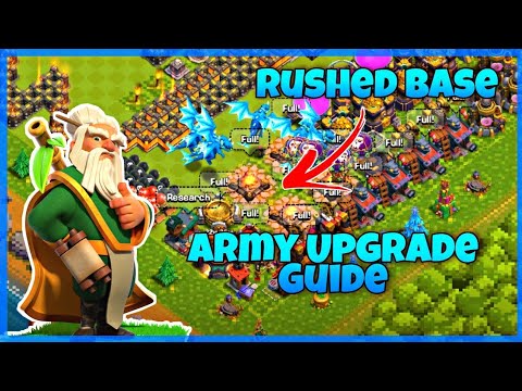 Coc Rushed Base Rush and Fix | Townhall 14 Rushed base Troops upgrade Guide | Tamil ...