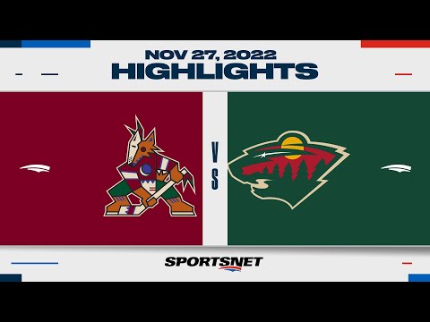 NHL Highlights | Coyotes vs. Wild - November 27, 2022