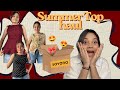 Cute SUMMER Top haul from Savana💛 |Cute tops