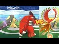 RAIDS MAWILE VS GROUDON & HO OH MAWILE CATCH POKÉMON GO
