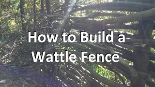 Wattle is a "woven stick" method of construction that dates back to the Stone Age, but is very common in the Middle Ages and in 