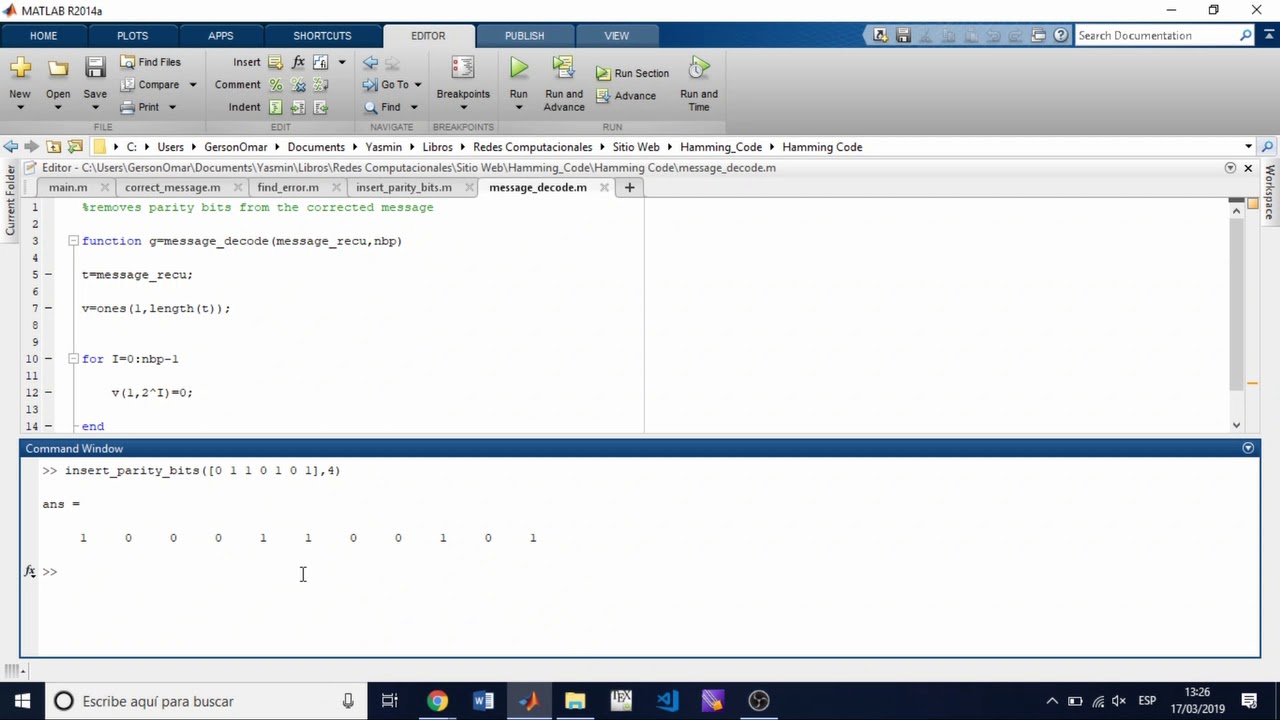 codigo-de-hamming-en-matlab-youtube