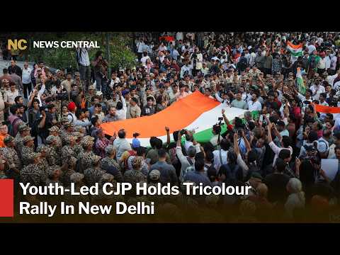 India's CJP Holds Tricolour MASSIVE Flag Rally in New Delhi to Support Detained Leaders | AC1Z