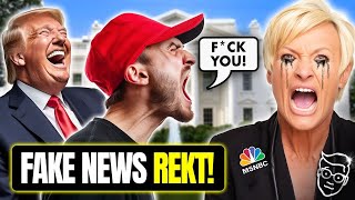 MSNBC in PANIC, Tries To CUT FEED as Reporter Roasted LIVE On-Air by Trump Voter | 'You FAKE NEWS!'