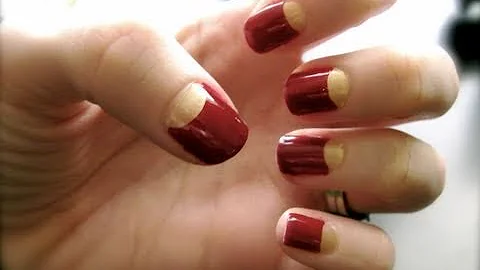 Half Moon Manicure Tutorial