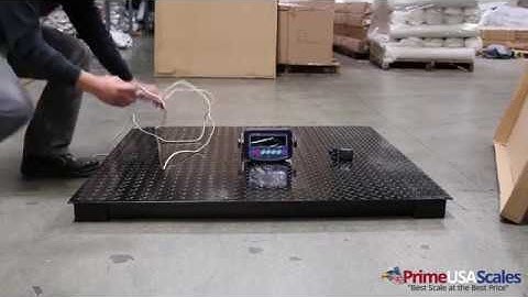 Prime USA Scales PS-SA-4848 Floor Scale **Extremely** Easy Set Up Instructions