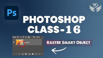 Adobe Photoshop Cc Class16 | Raster Smart Objects | Beginner | Hindi | Yashkant Graphics