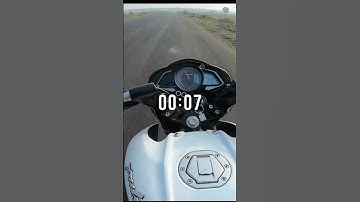 NS 200 0 to 100 (without redlining) #automobile #200nsthebeast #motovlog