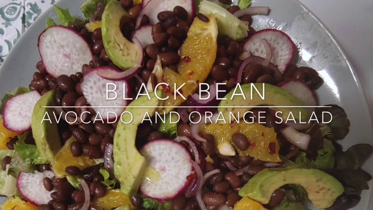 Black Bean And Orange Salad YouTube
