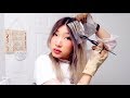 dyeing my bleached hair into balayage with lowlights foils