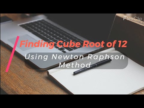 Q1 Find the Cube root of 12 using Newton Raphson Method || First Internal Test || Set A ||