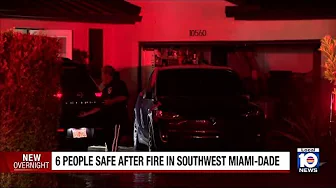 Crews fight southwest Miami-Dade house fire