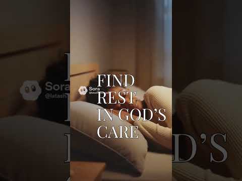 Find rest in God’s care