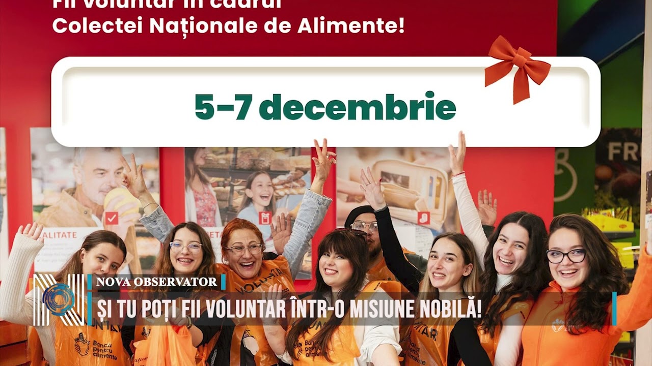 Și tu poți fii voluntar într-o misiune nobilă!