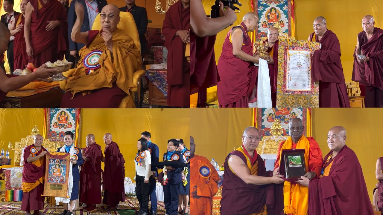 Opening Ceremony Of Kalsang Gatsel Education Centre & Library At Gaden Jangtse Monastery 