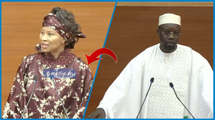 DPG AISSATA TALL SALL À SONKO » EN FIN VOUS ÊTES LA…VOUS N’ AVEZ PAS ...