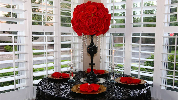 DIY Dollar Tree items Transformed into A Lavish Centerpiece