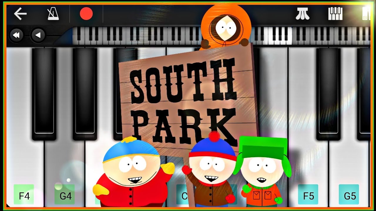 South Park - Theme Song (PERFECT PIANO) EASY Piano Tutorial | How to Play Mobile Piano