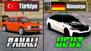 BÜTÜN SERVERLARI GEZDİM !! #2 | EN UCUZ vs EN PAHALI | Car Parking Multiplayer