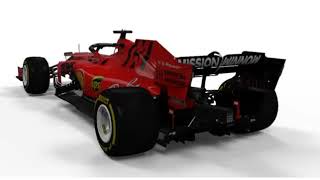 Ferrari F1 2020 SF1000 3d Model