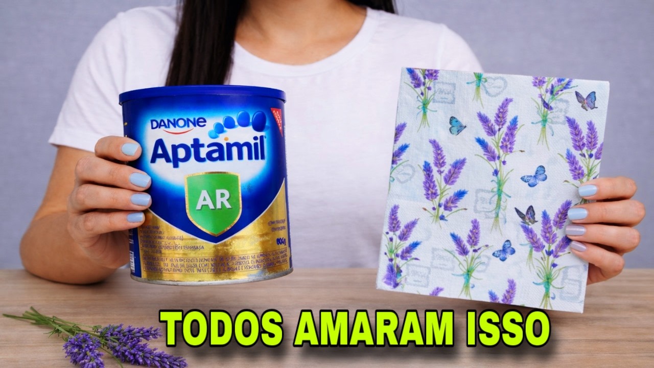 IDEIA BRILHANTE COM LATA DE LEITE E PAPELÃO FAÇA VOCÊ MESMO #viral #compartilhe #diy