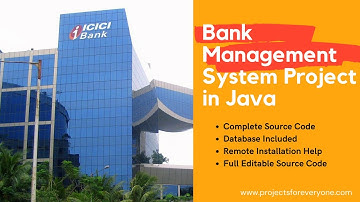 Banking Software Project in Java with MySql, JDBC | Java Project for beginners | Bank Management