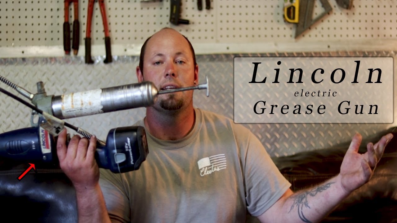 This tool is cool.... Lincoln Electric Grease Gun.. YouTube