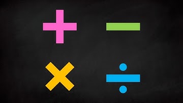 「加減乘除」英文要怎麼說？