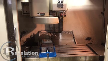 Fadal VMC 4020HT, 2001 - Under Power, High Torque, 10k RPM, Video