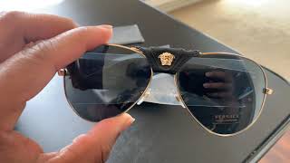 versace aviator sunglasses