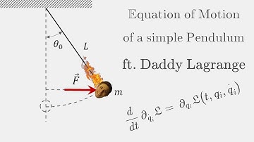 The Pendulum: Equations of Motion [ Lagrangian Mechanics ]