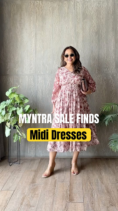 Myntra Midi Dress Sale Haul #myntrasale