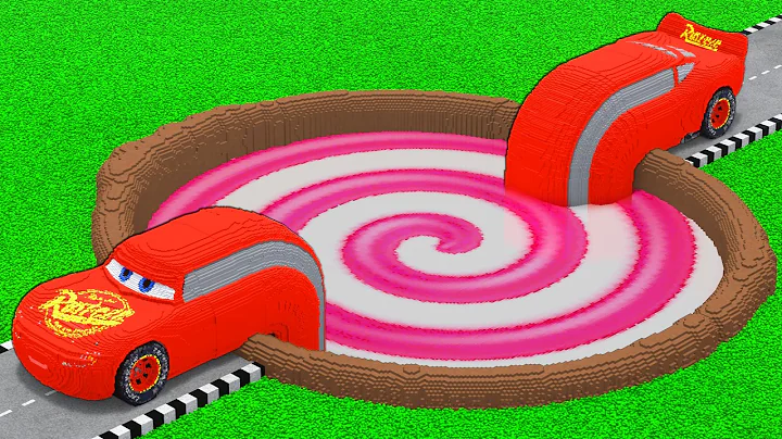 LONG CARS vs POTHOLES with CANDY in Teardown