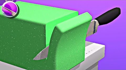 ASMR Cutting game! Relaxing sounds! Satisfying ASMR Video (Part 157)