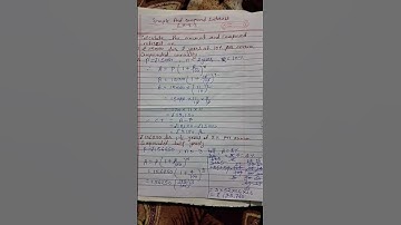 ml aggarwal class 8 simple & compound interest exercise 8.3 question number 1 part 1,2&3 #shorts #