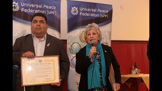 María del Carmen Copes - Reconocimiento de nuevos Embajadores para la Paz 9-8-2023