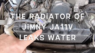 Repair radiator of jimny ja11v